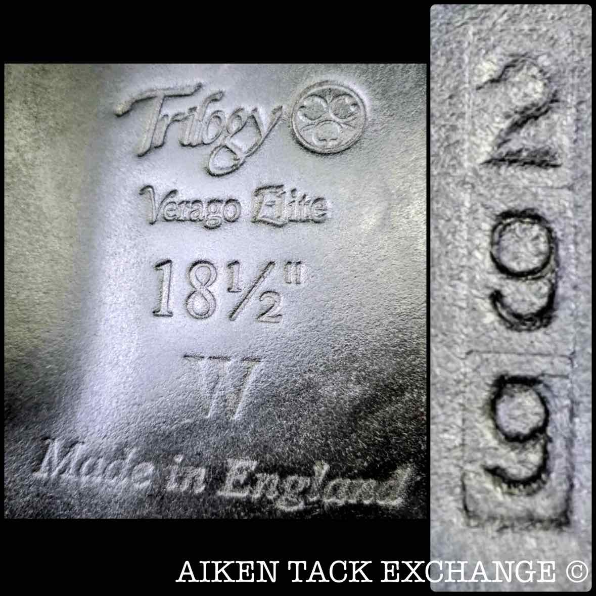 2006 Trilogy Verago Elite Dressage Saddle, 18.5" Seat, Wide Tree