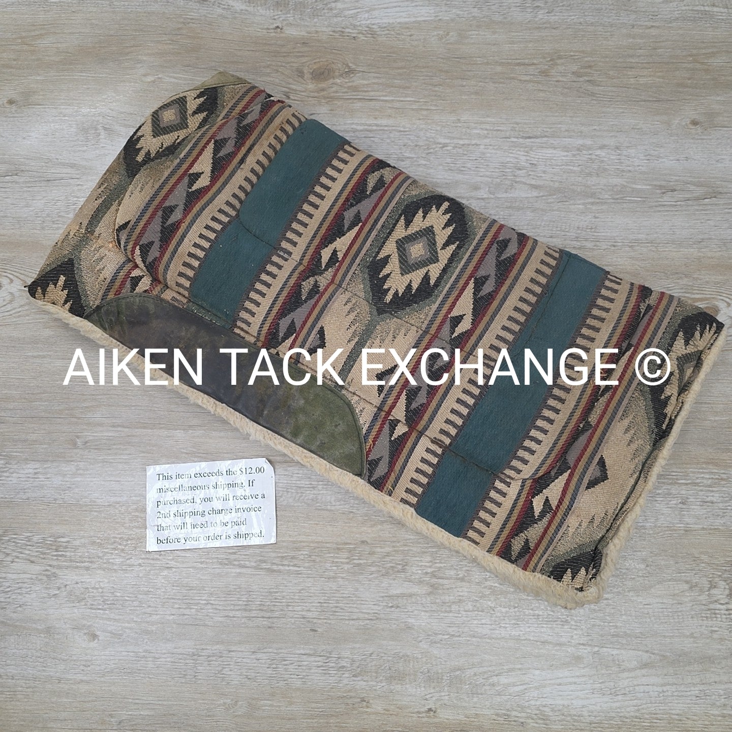 Fleece Western Saddle Pad