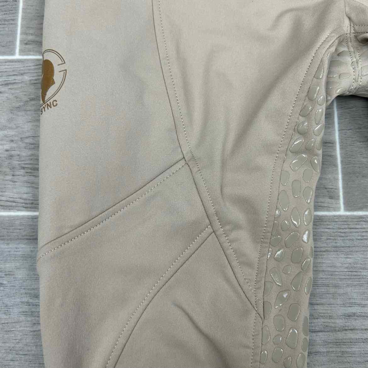 Sync Equestrian Winter Bliss Fleece Lined Full Seat Breeches, Size 30 R