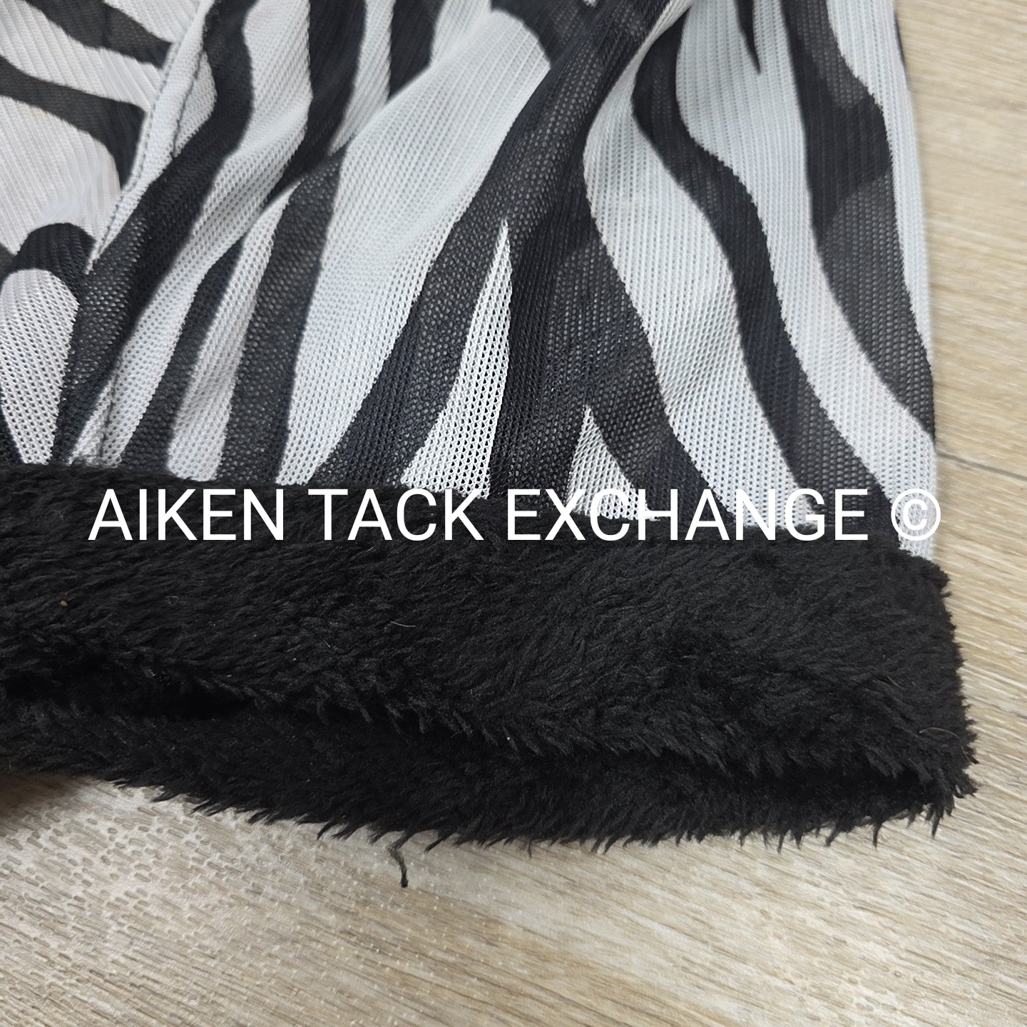 Tough 1 Zebra Mesh Fly Mask, Size Full