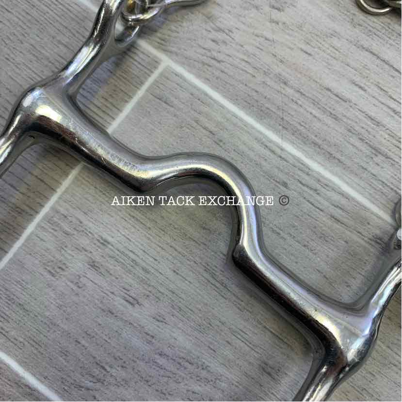 Korsteel Mullen Mouth Ported Fixed Cheek Weymouth Bit 4.75"