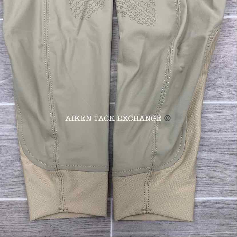 Dover Saddlery Wellesley Tec Silicone Grip Knee Patch Breeches, Size 26