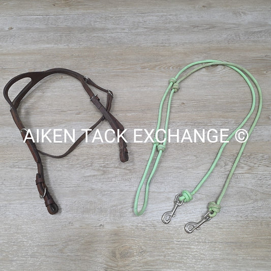 BARGAIN BUNDLE: Western One Ear Headstall with Rope Reins