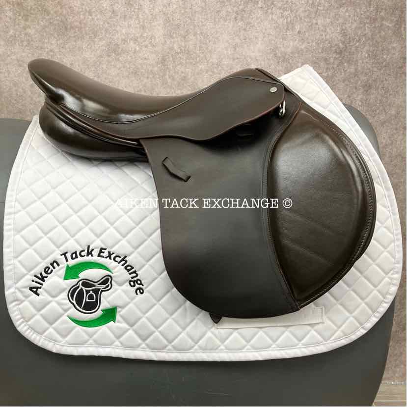 **SOLD** 2019 Loxley by Bliss Jump Saddle, 17.5" Seat, Adjustable Tree - Changeable Gullet, Wool Flocked Panels