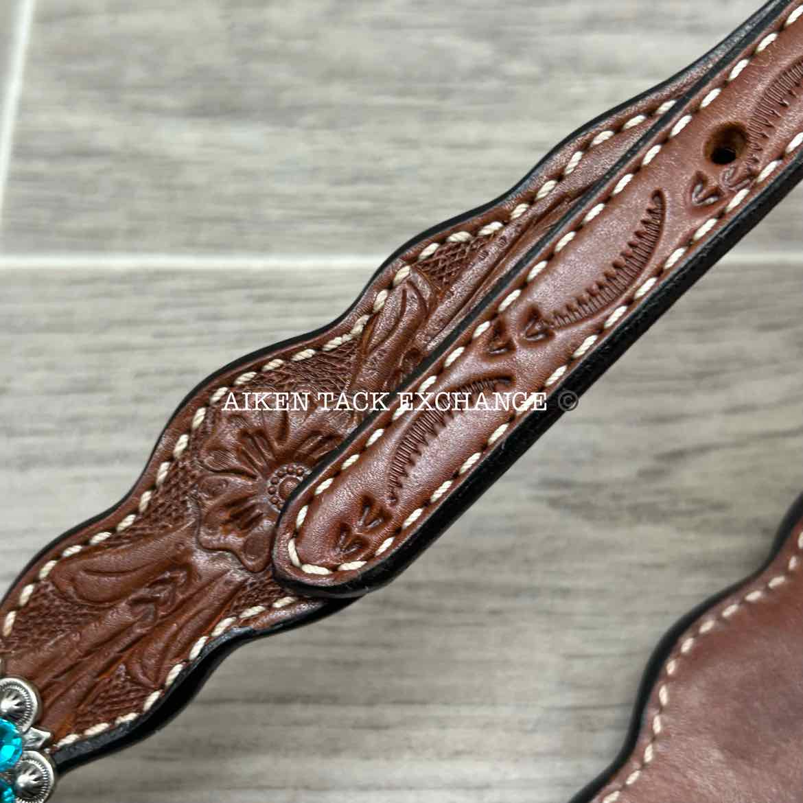 One Ear Western Headstall with Bling