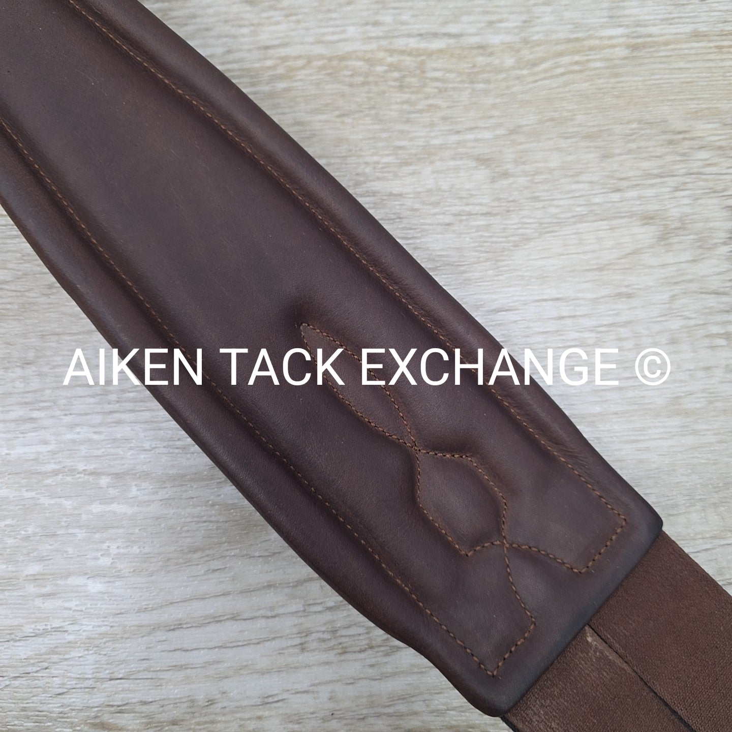 Dover Saddlery Circuit Leather Girth, Brown, 54"
