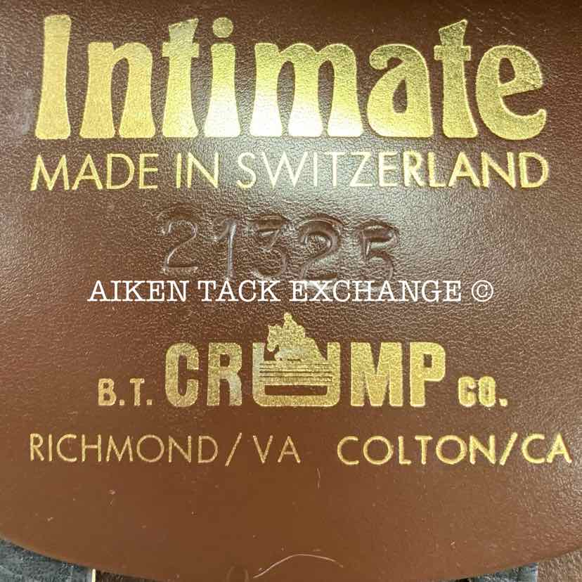 BT Crump Intimate Close Contact Jump Saddle, 17.5" Seat, Medium Wide Tree, Foam Panels