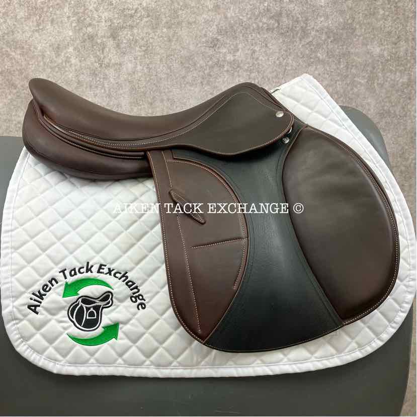 2023 Arion J2 Close Contact Jump Saddle, 18" Seat, 3 CB Flap, Medium Wide Tree, Shoulder-Free Panels, Full Buffalo Leather