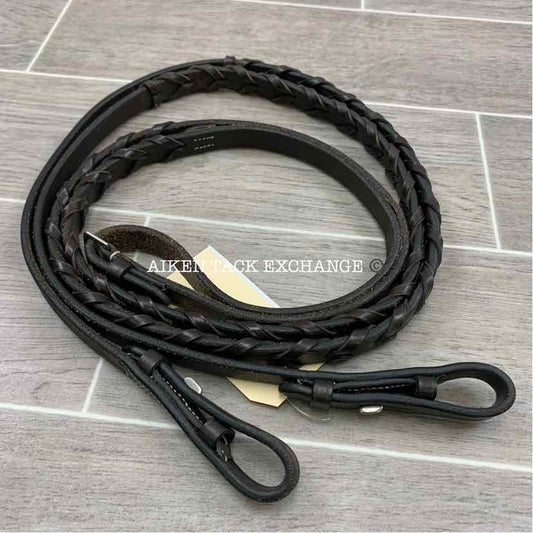 Flat Laced Reins 56"