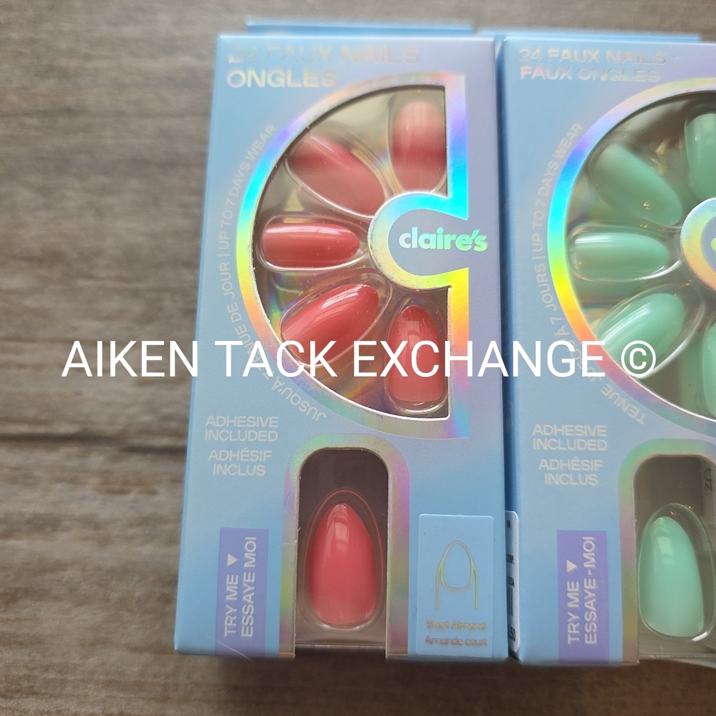 Claire's Press-On Nails (2 Sets) - 24 Count Each (48 Total)
