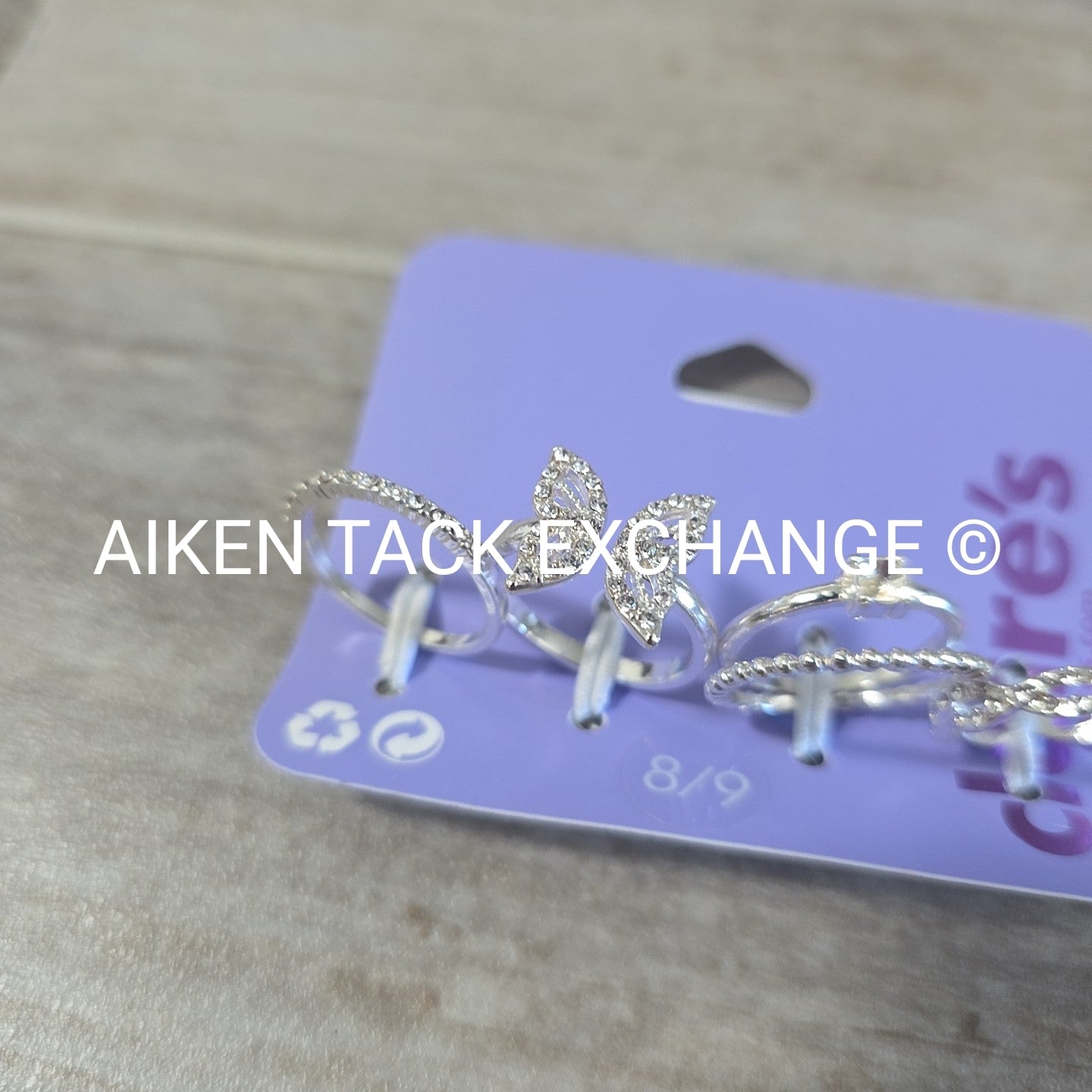 Claire's Ring Set (4) - Size 8/9