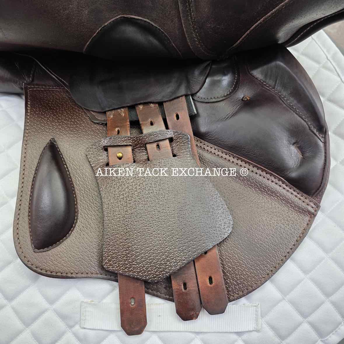 2021 Prestige X-Perience Close Contact Jump Saddle, 17" Seat, 34 Tree - Medium, Wool Flocked Panels