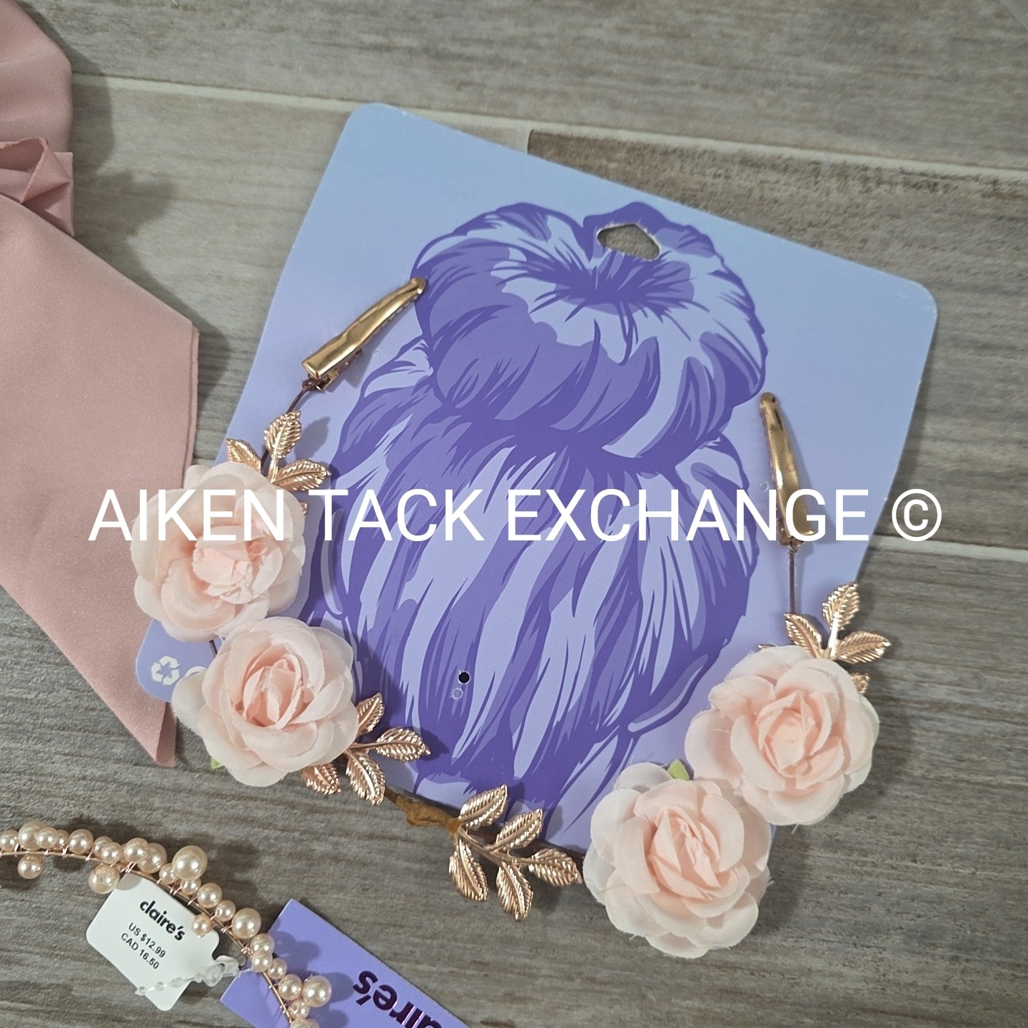 Claire's Hair Bundle - 2 Headbands, 1 Hair Clip