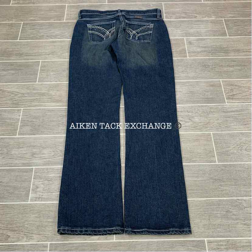 Wrangler Q-Baby Mid-Rise Jeans, Size 7/8