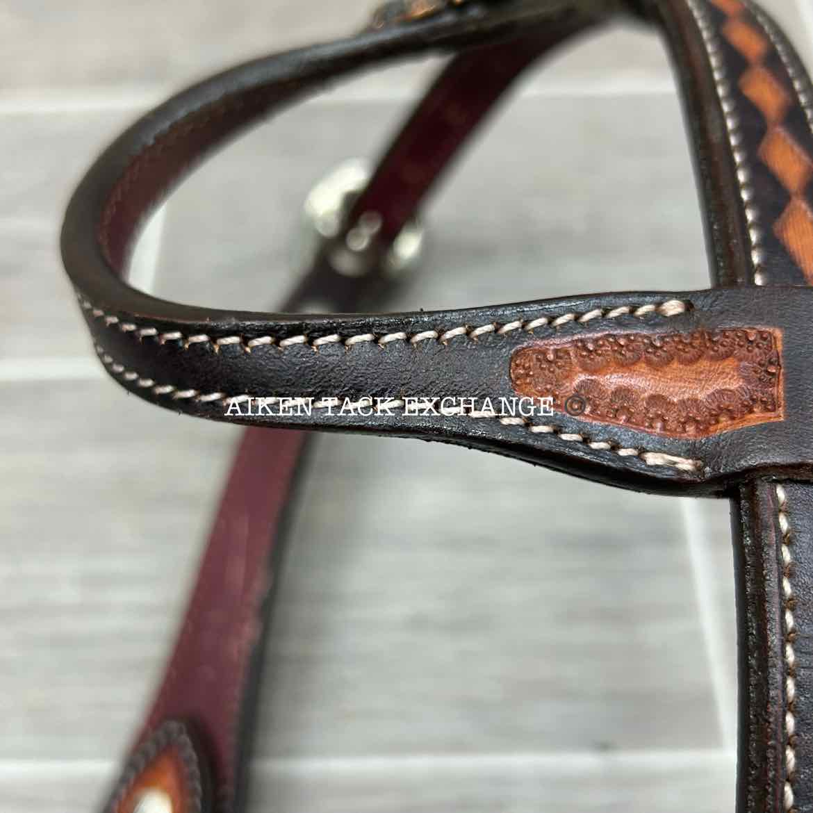 One Ear Western Headstall with Bling