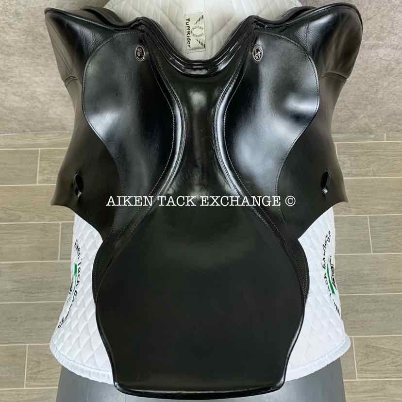 **SOLD** 2003 Kieffer Norbert Koof FL All Purpose Jump Saddle, 17" Seat, Medium Wide Tree, Wool Flocked Panels