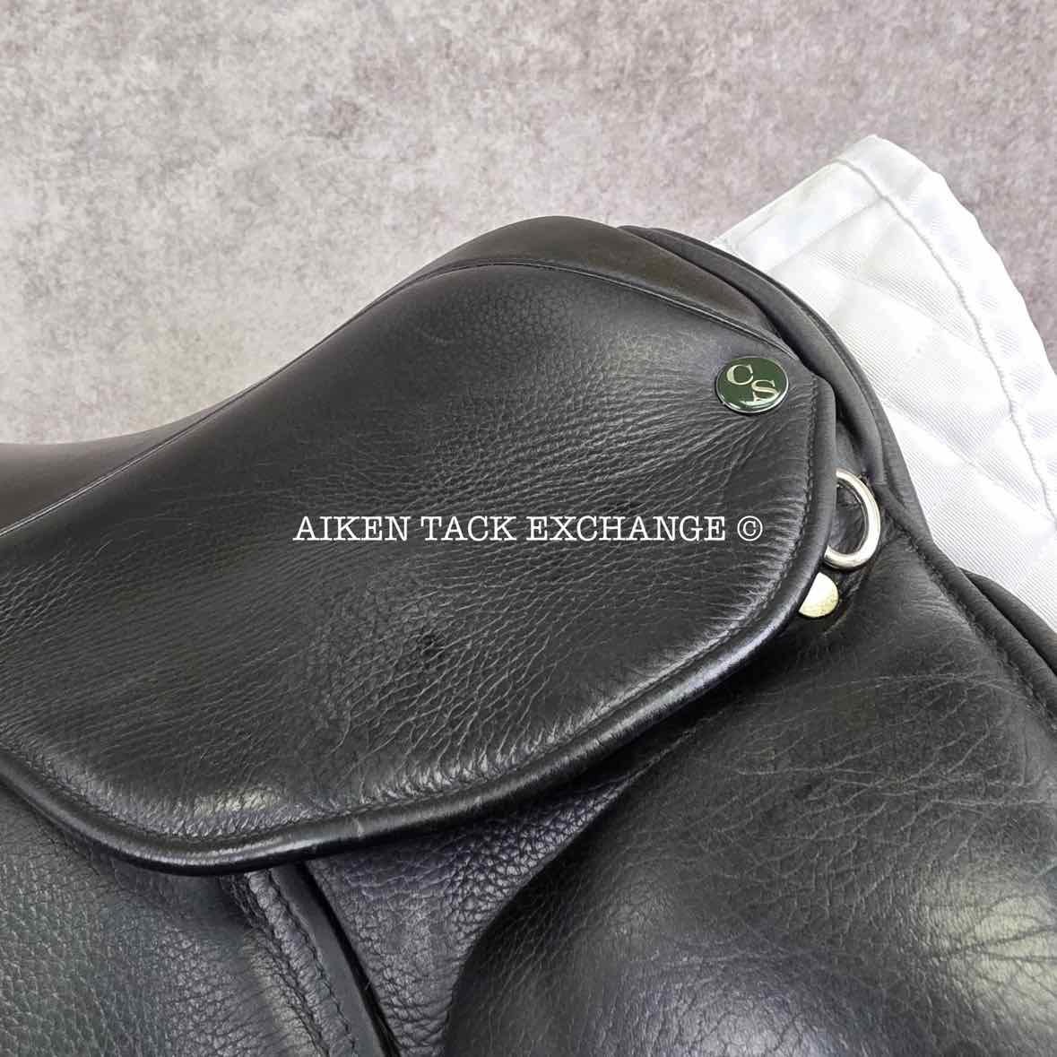 Cardanel Dressage Saddle, 18.5" Seat, Medium Wide Tree, Wool Flocked Panels