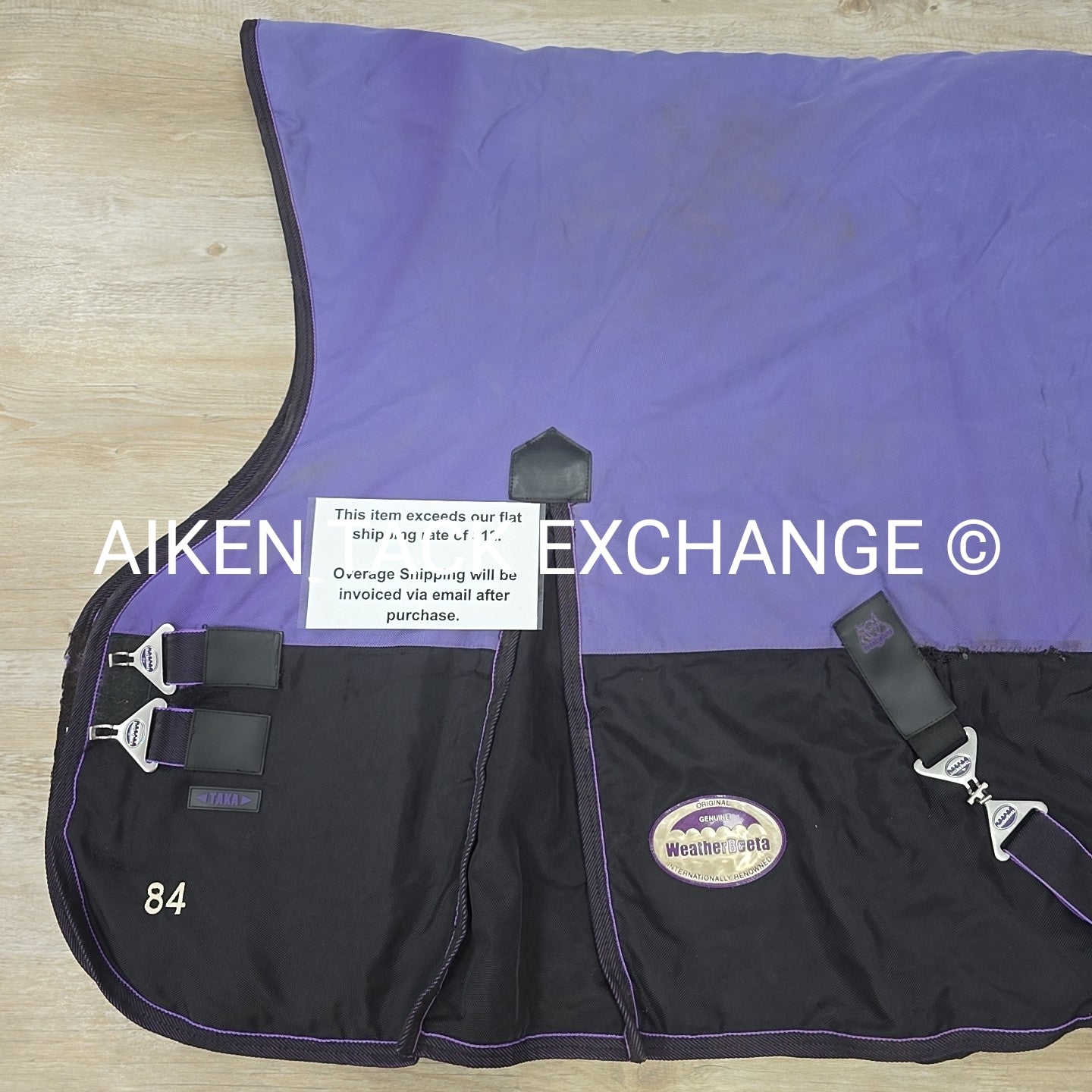 Weatherbeeta Taka High Neck Heavy Weight Turnout Blanket, 84"