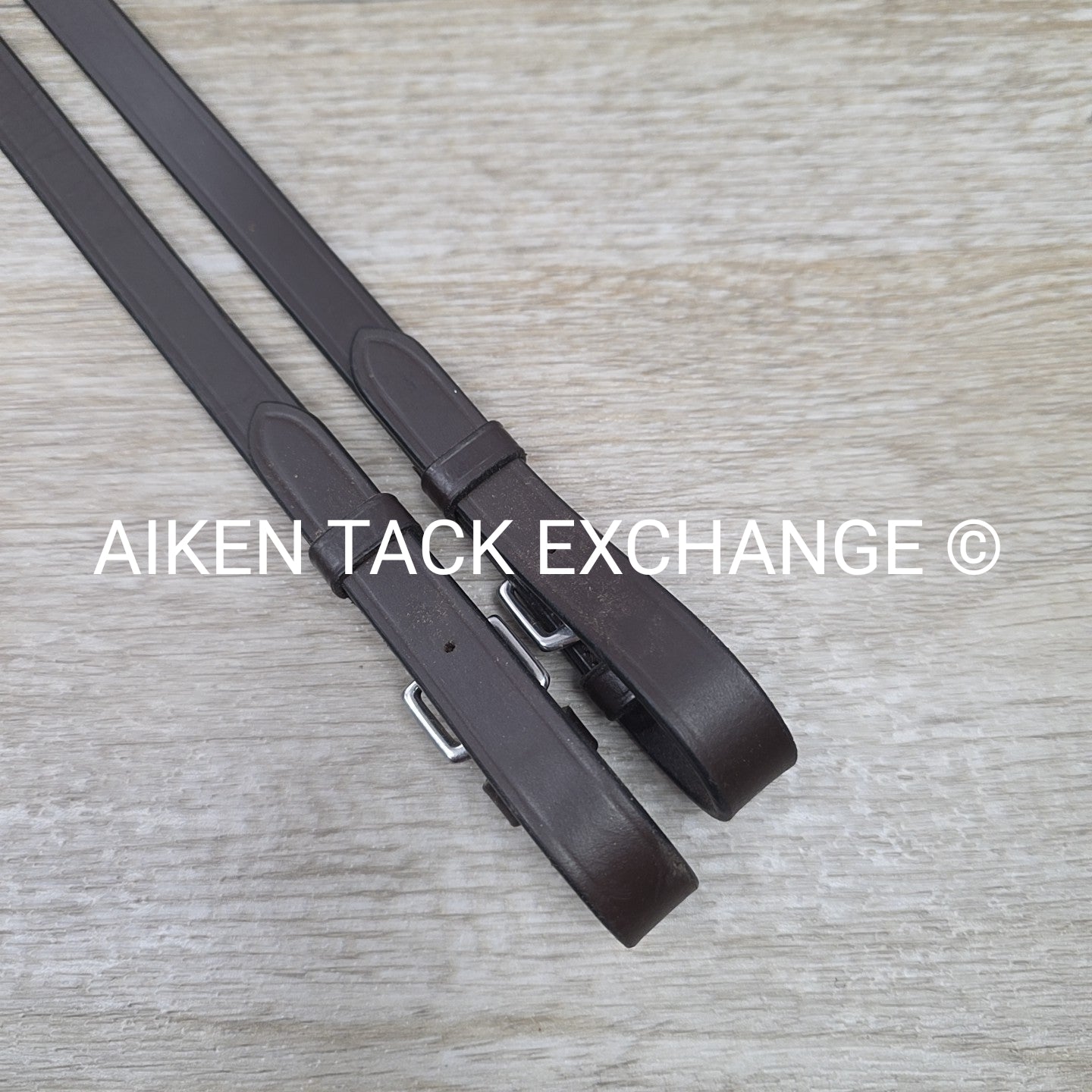 FR Vincitore Equestrian Libre Reins, 50-80 kg Connector Weight, Brown, 53"
