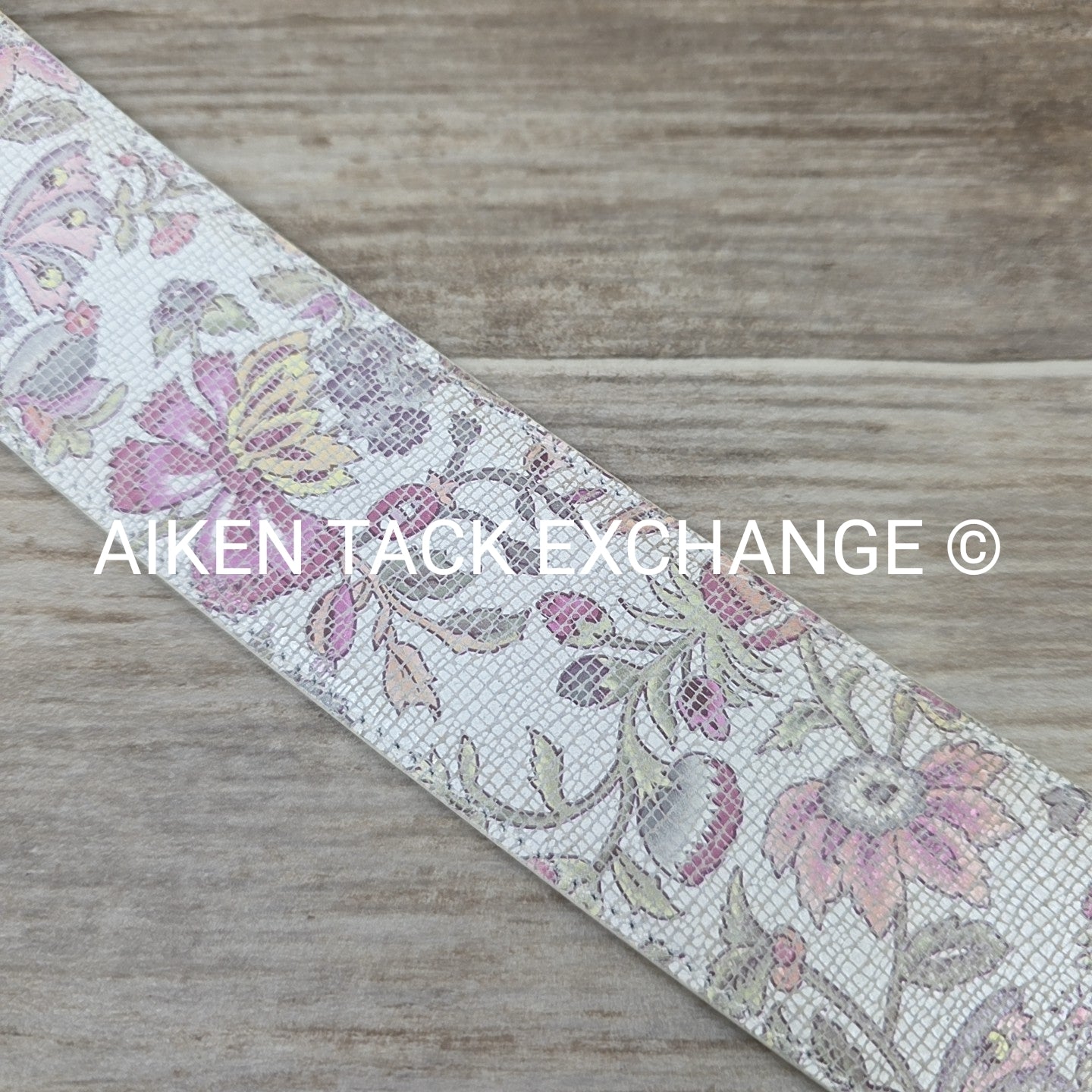 Tailored Sportsman Wide Belt in Fleur Pink, Size Medium