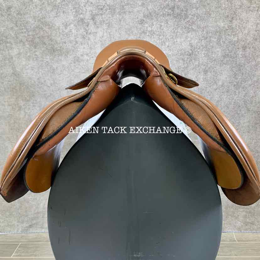 Bordeaux Saddlery Close Contact Jump Saddle, 16" Seat, Medium Tree, Wool Flocked Panels