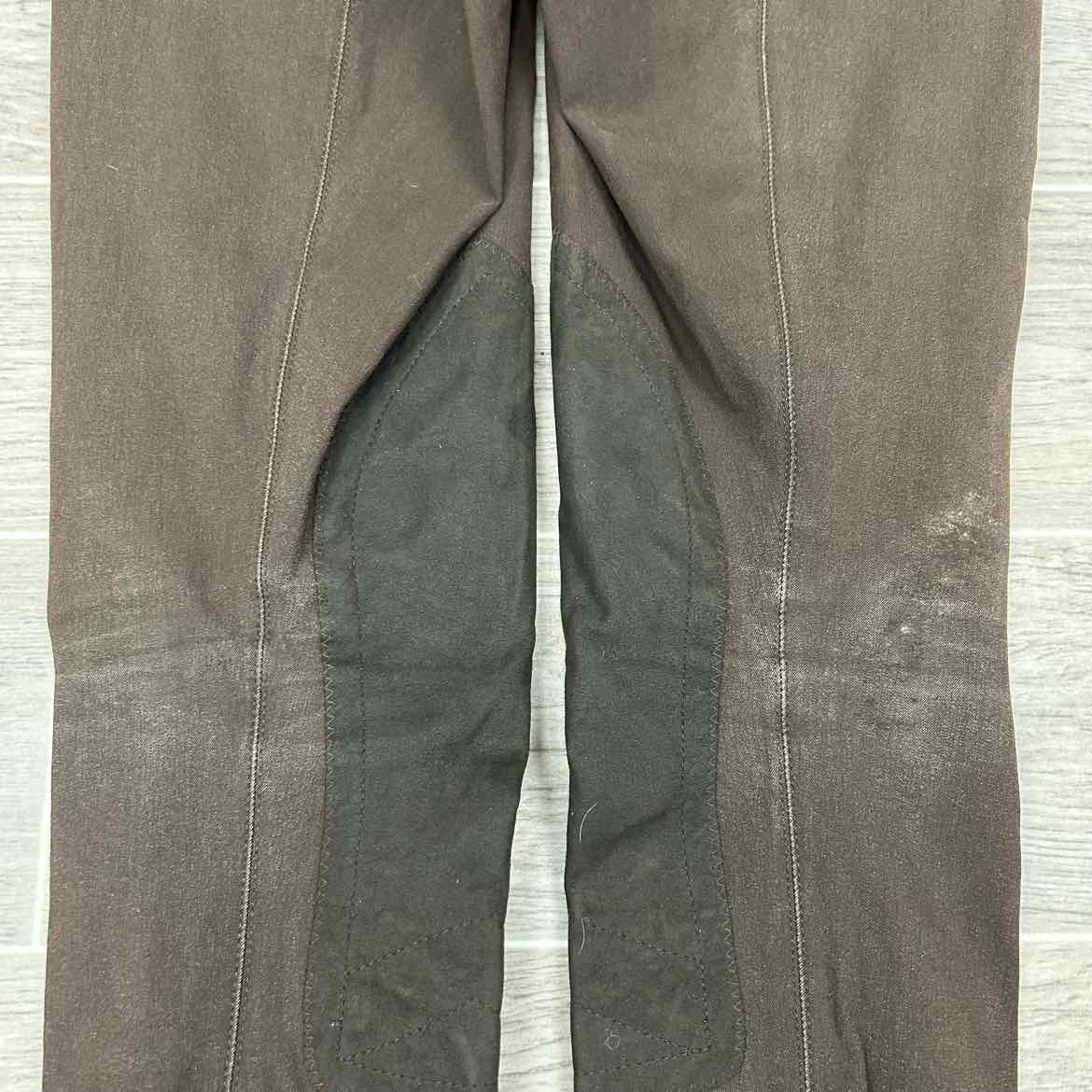 Tailored Sportsman Trophy Hunter Knee Patch Breeches, Size 24