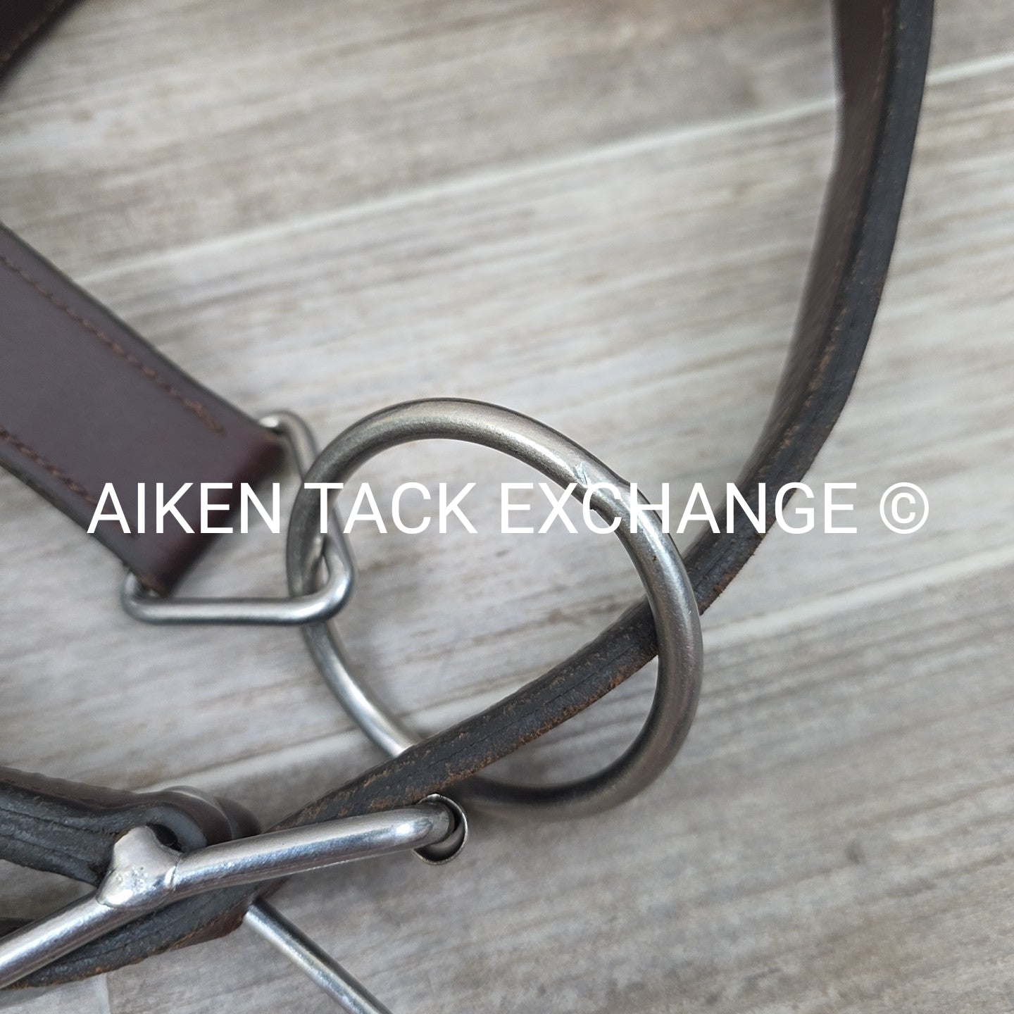 Leather Halter, Brown, Size Draft