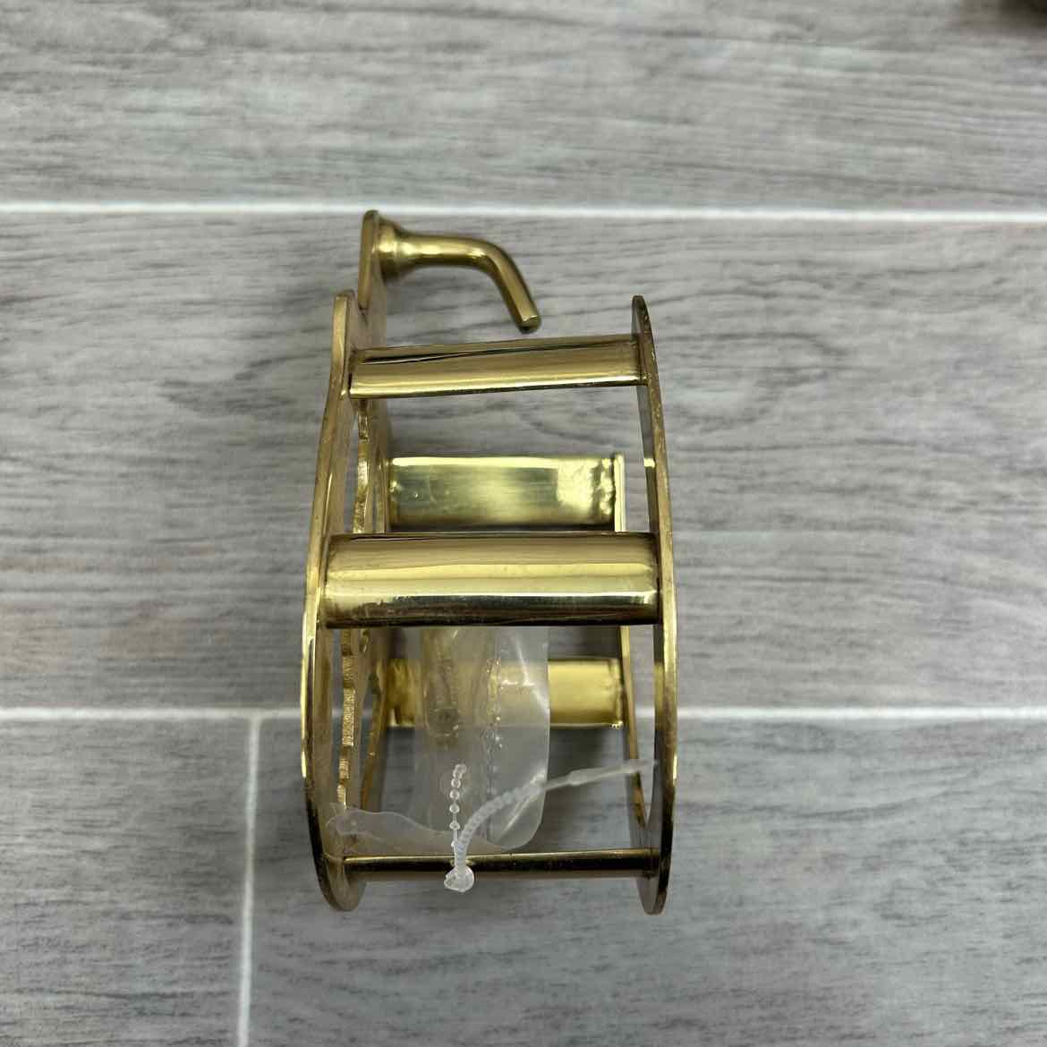 Brass Double Horseshoe Bridle Rack