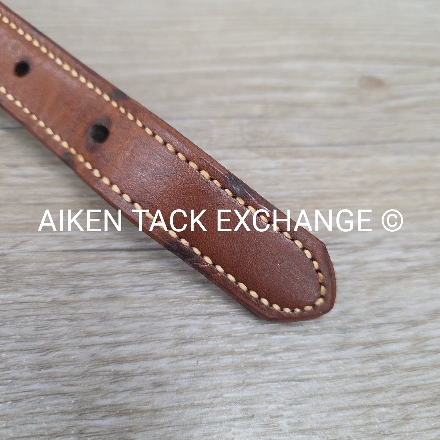 Stitched Replacement Halter Crown Piece, Brown, Size Full
