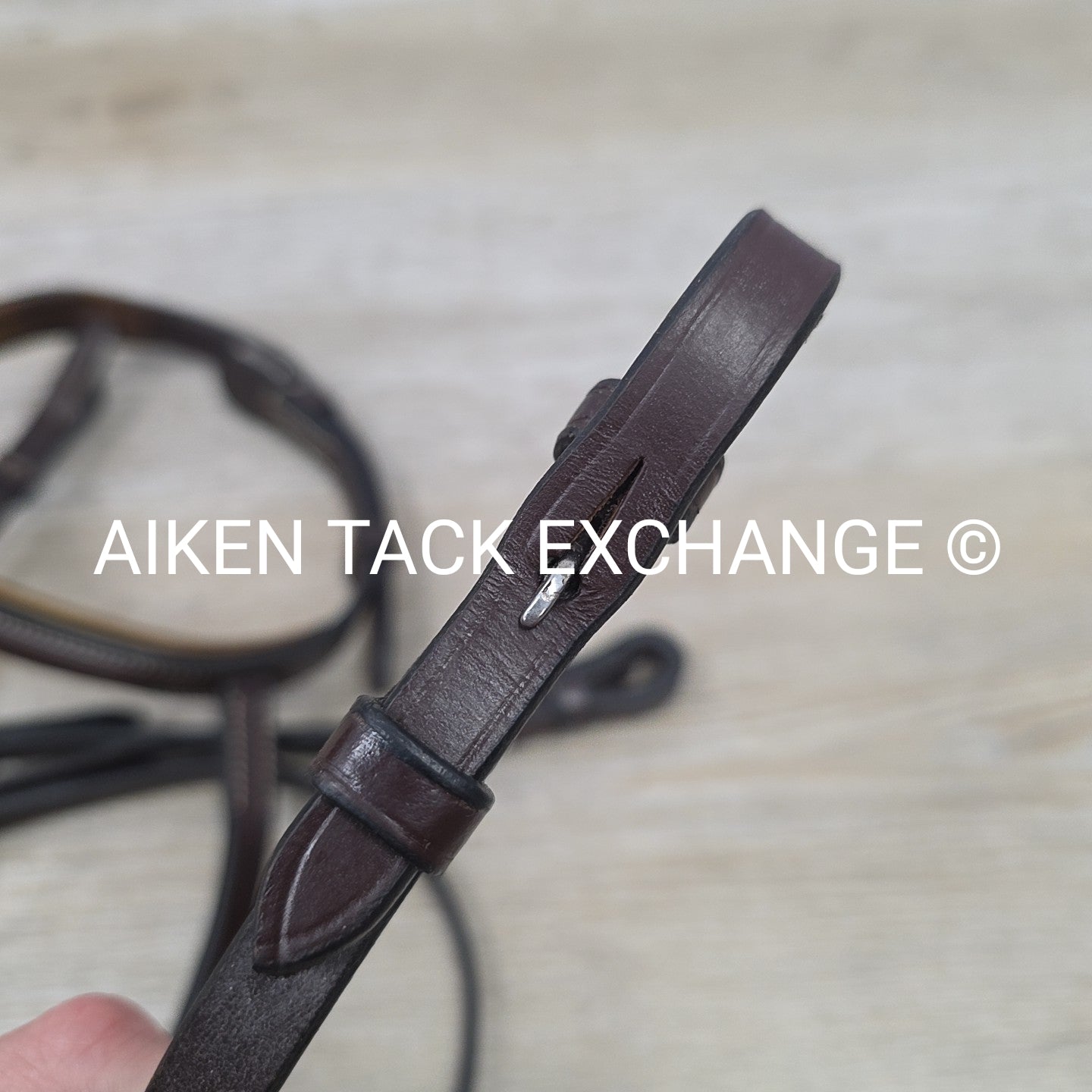 Plain Raised Bridle, No Reins, Brown, Size Pony