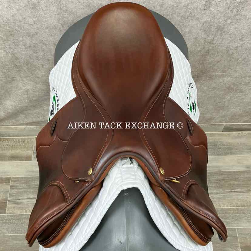 2019 Pessoa Gen-X3 Close Contact Jump Saddle, 17.5" Seat, Adjustable Tree - XCH Changeable Gullet, Foam Panels