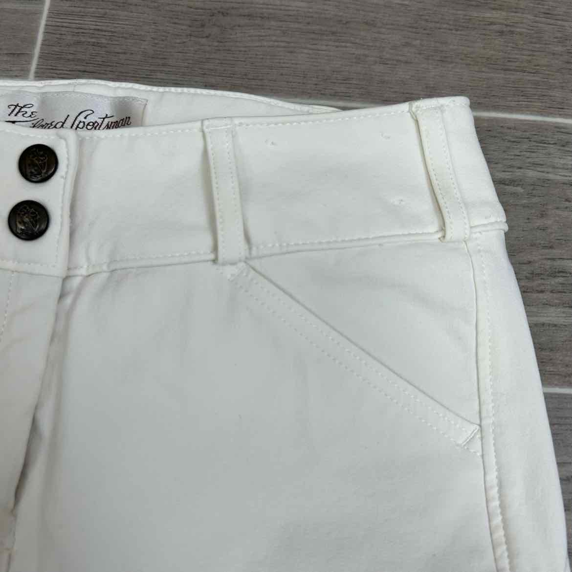 Tailored Sportsman Trophy Hunter Knee Patch Breeches, Size 24