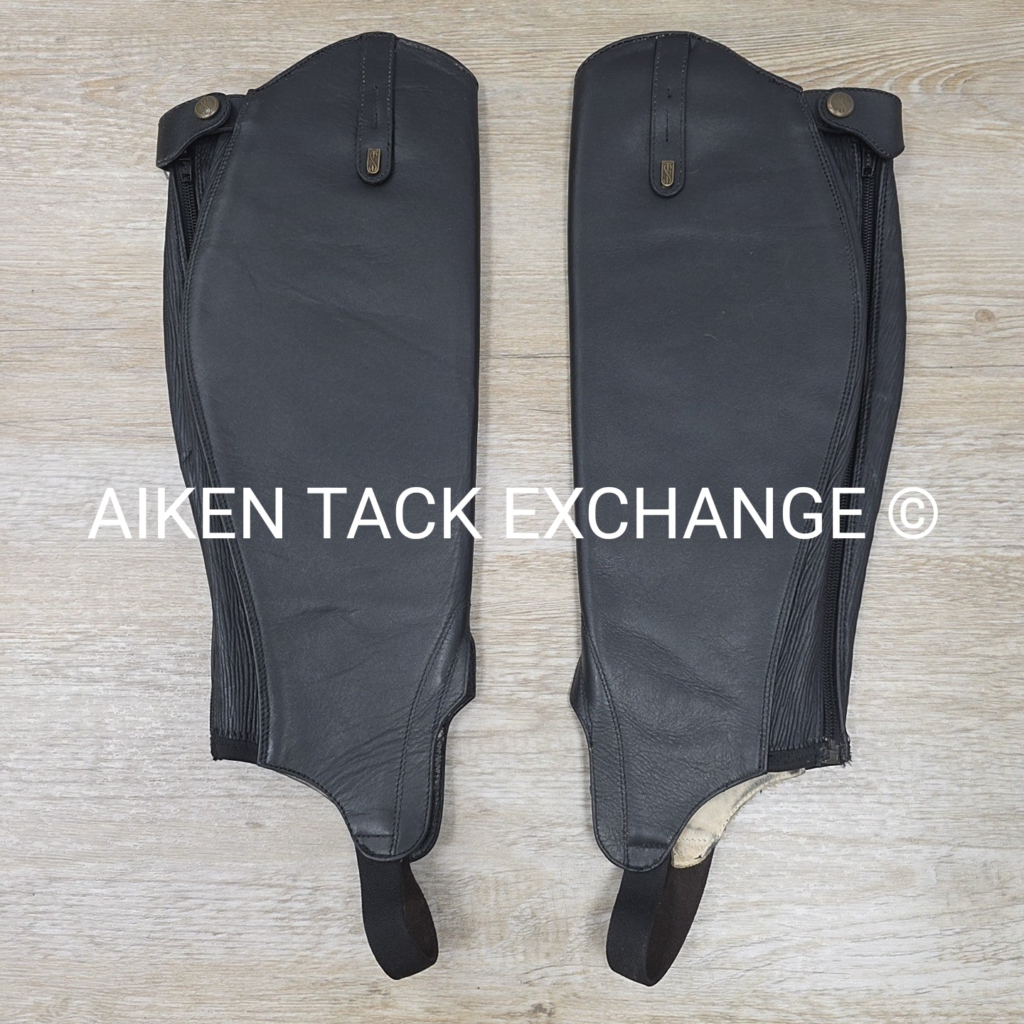 Tredstep Leather Half Chaps, Size 17" Height 14" Calf