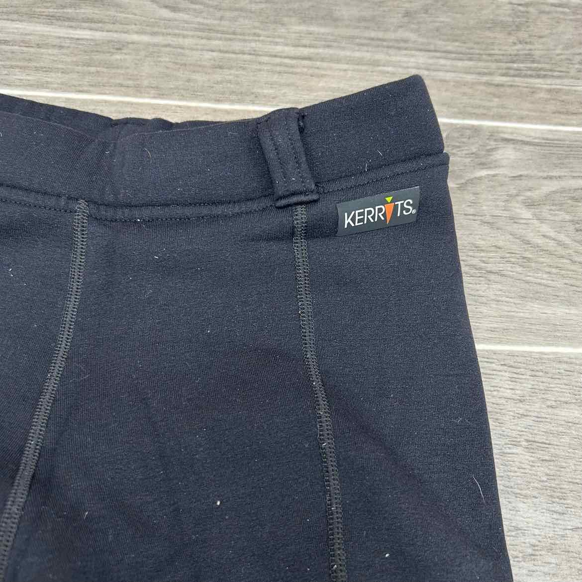 Kerrits Power Stretch Winter Silicone Knee Patch Tights, Size Large