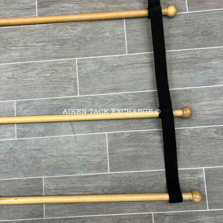 Hanging Wooden Blanket Rack
