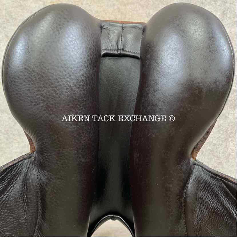 2024 Custom Saddlery Icon Flight Monoflap Dressage Saddle, 17.5" Seat, Adjustable Tree, Wool Flocked Panels