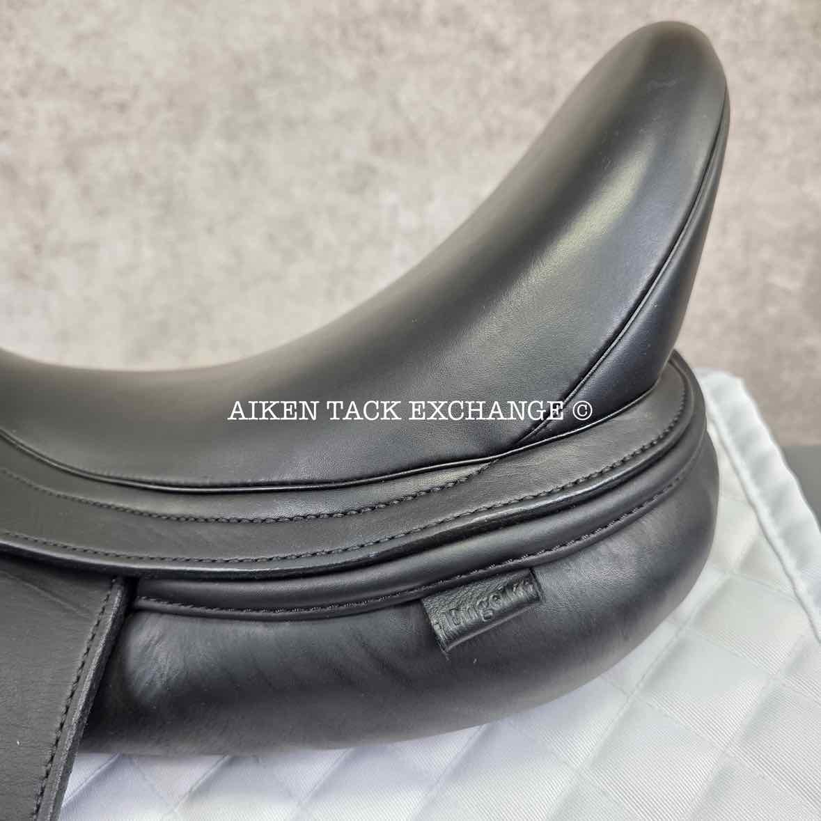 2021 Prestige X-D2 K Zero Dressage Saddle, 18" Seat, Medium Tree, Wool Flocked Panels