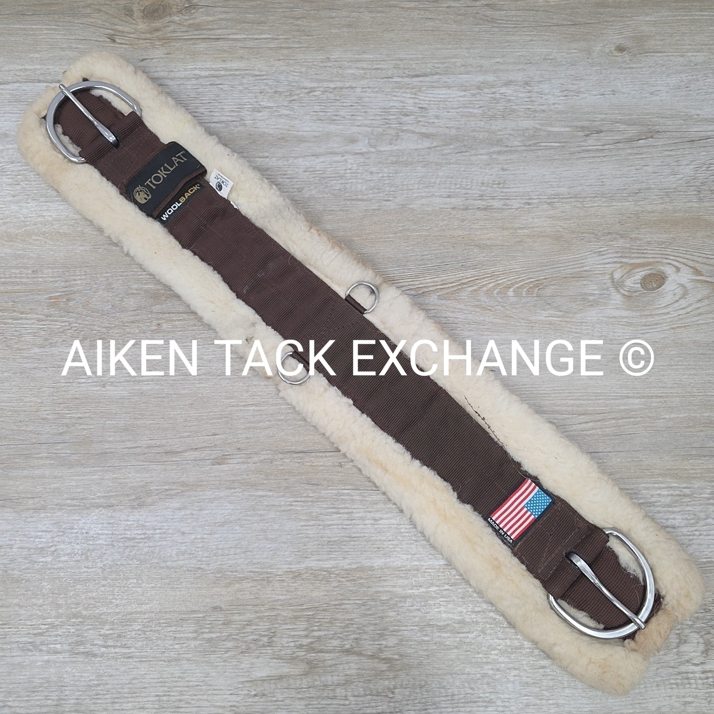 Toklat Woolback Western Cinch, Brown, 32"