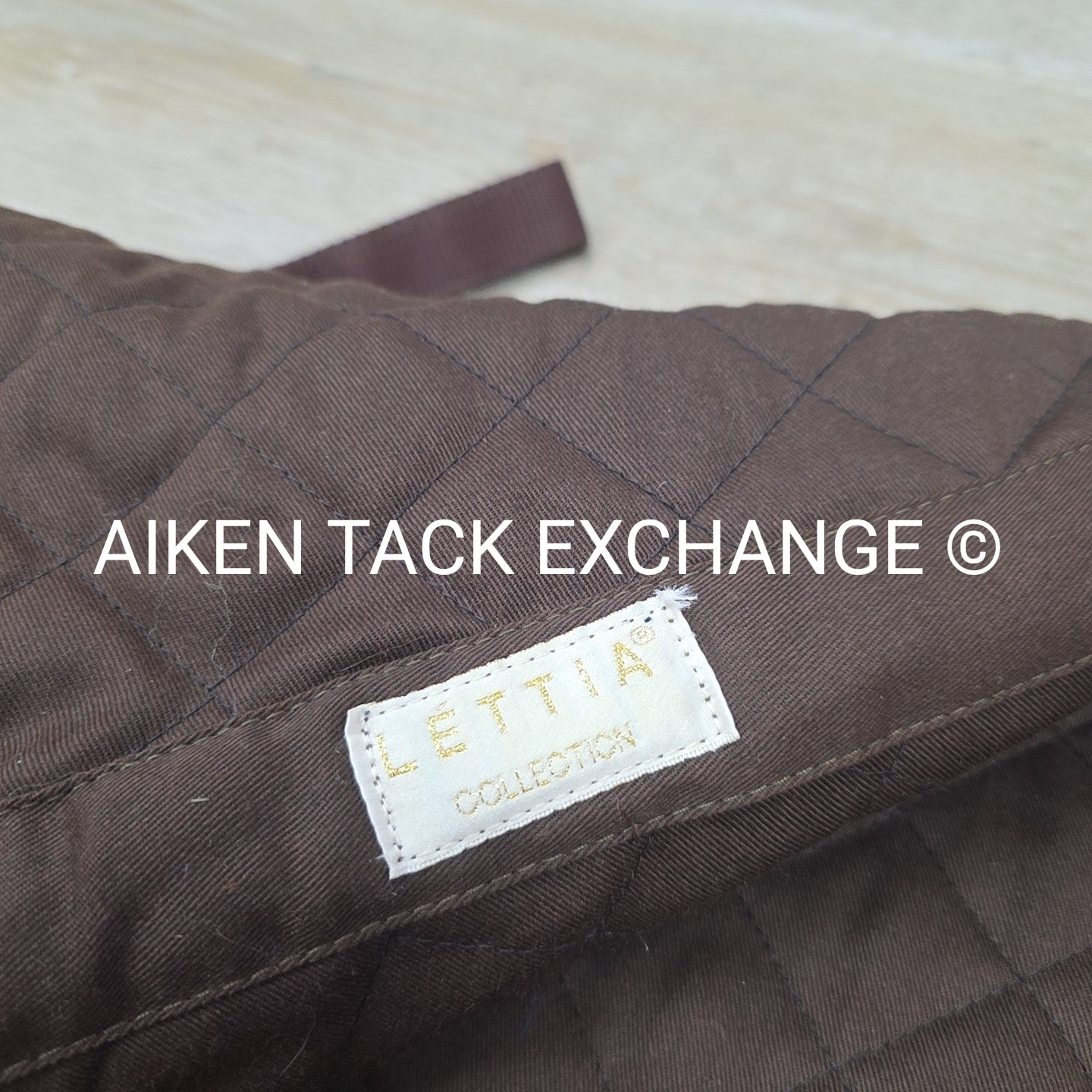 Lettia All Purpose Saddle Pad with "Live Simply" Embroidery
