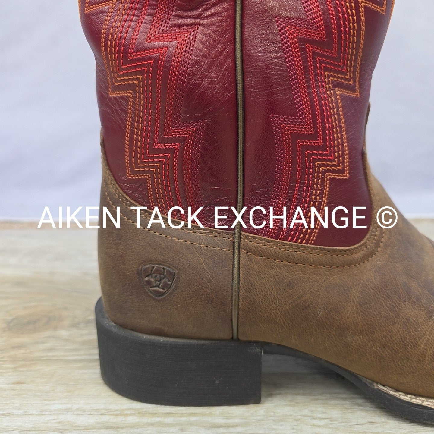 Ariat Round Up Waylon Western Boots, Size 8