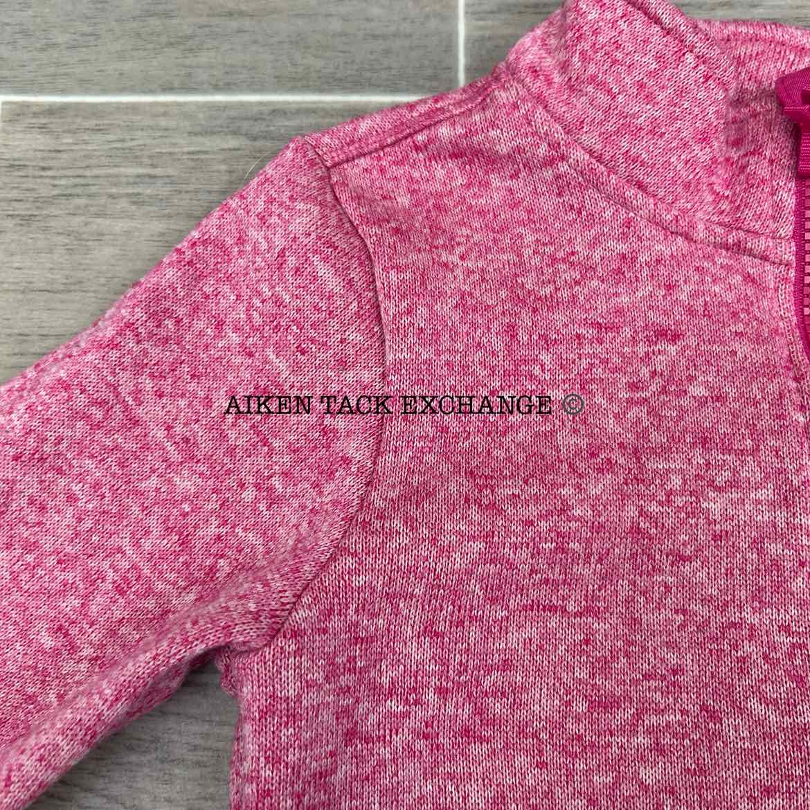 Athletic Fleece 1/4 Zip Pull Over Jacket, Size Large