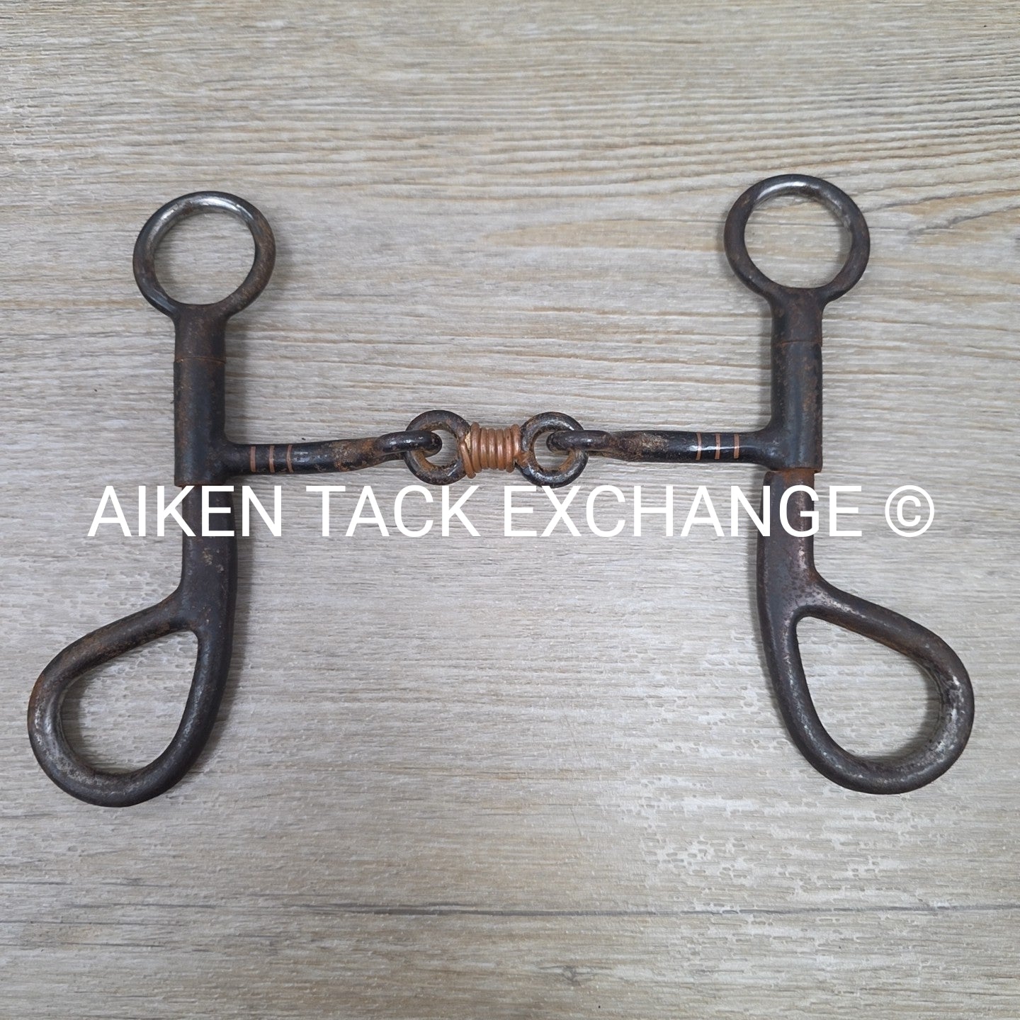 Sweet Iron Copper Wrapped Dog Bone Argentine Bit 5"