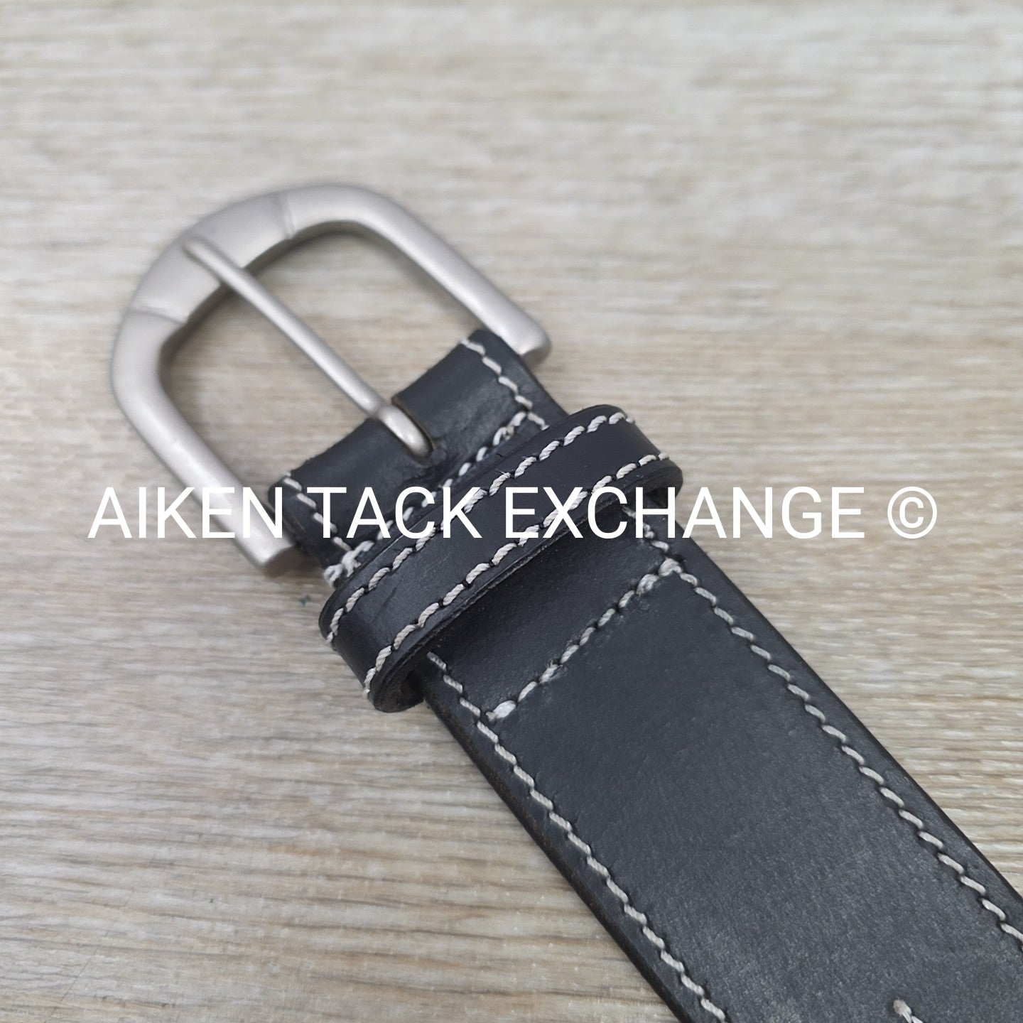 Dover Saddlery Fancy Stitched Belt, Black, 28