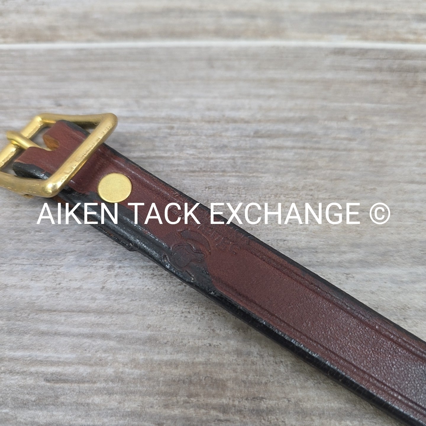 Leather Neck Strap with Solid Brass Hardware (add namplate: $5.00)