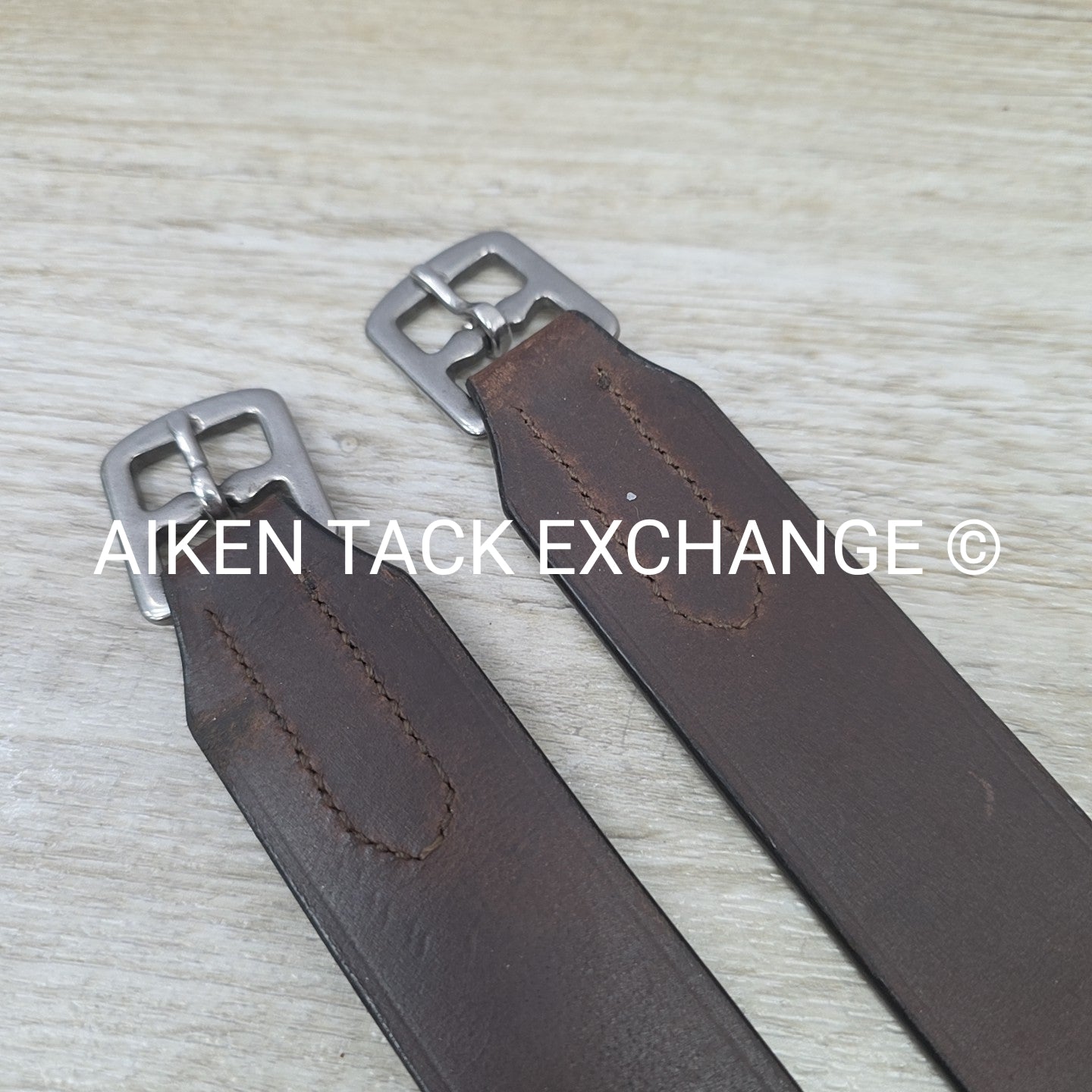 Secure Wide Leg Stirrup Leathers, Brown, 48"