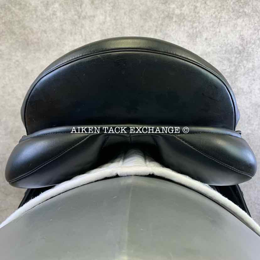 **SOLD** 2010 Marcel Toulouse As Aachen Dressage Saddle, 17.5" Seat, Medium Wide Tree, Wool Flocked Panels