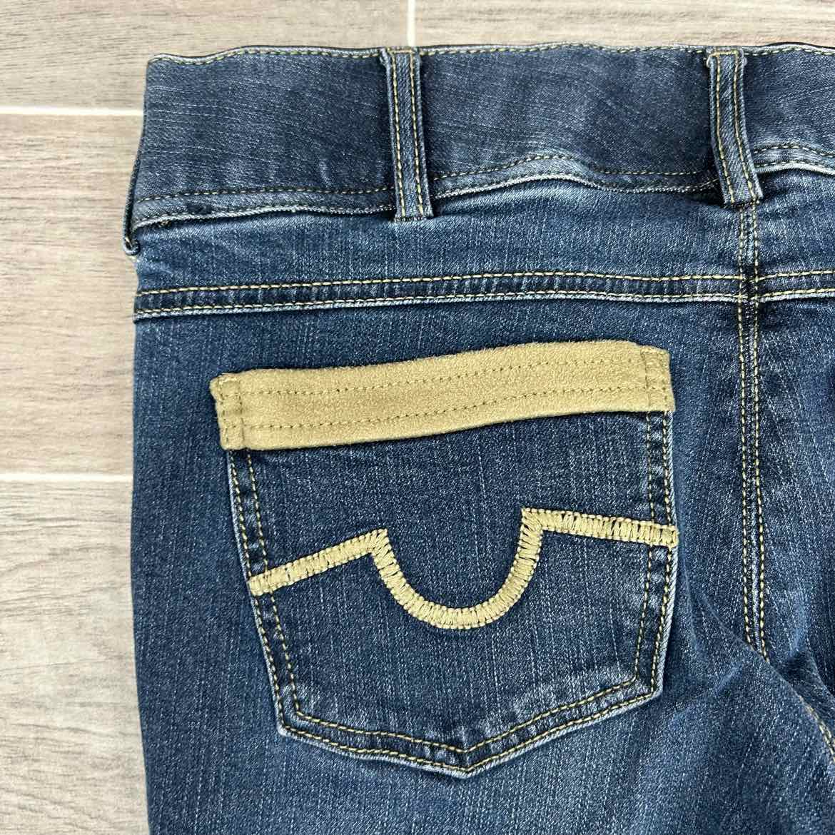 Goode Rider Knee Patch Denim Breeches, Size 28 L