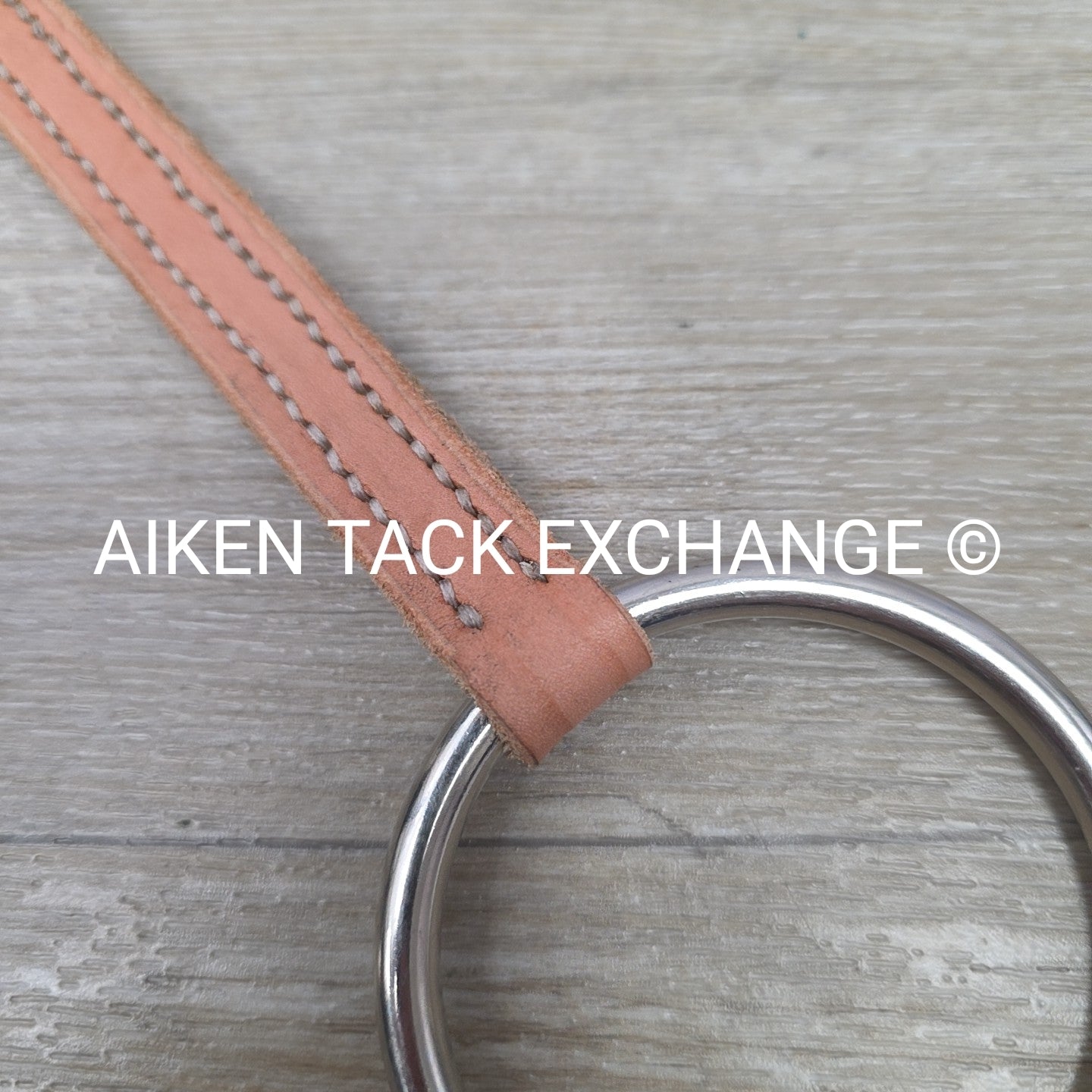 Straight Leather Loose Ring Bit 5"