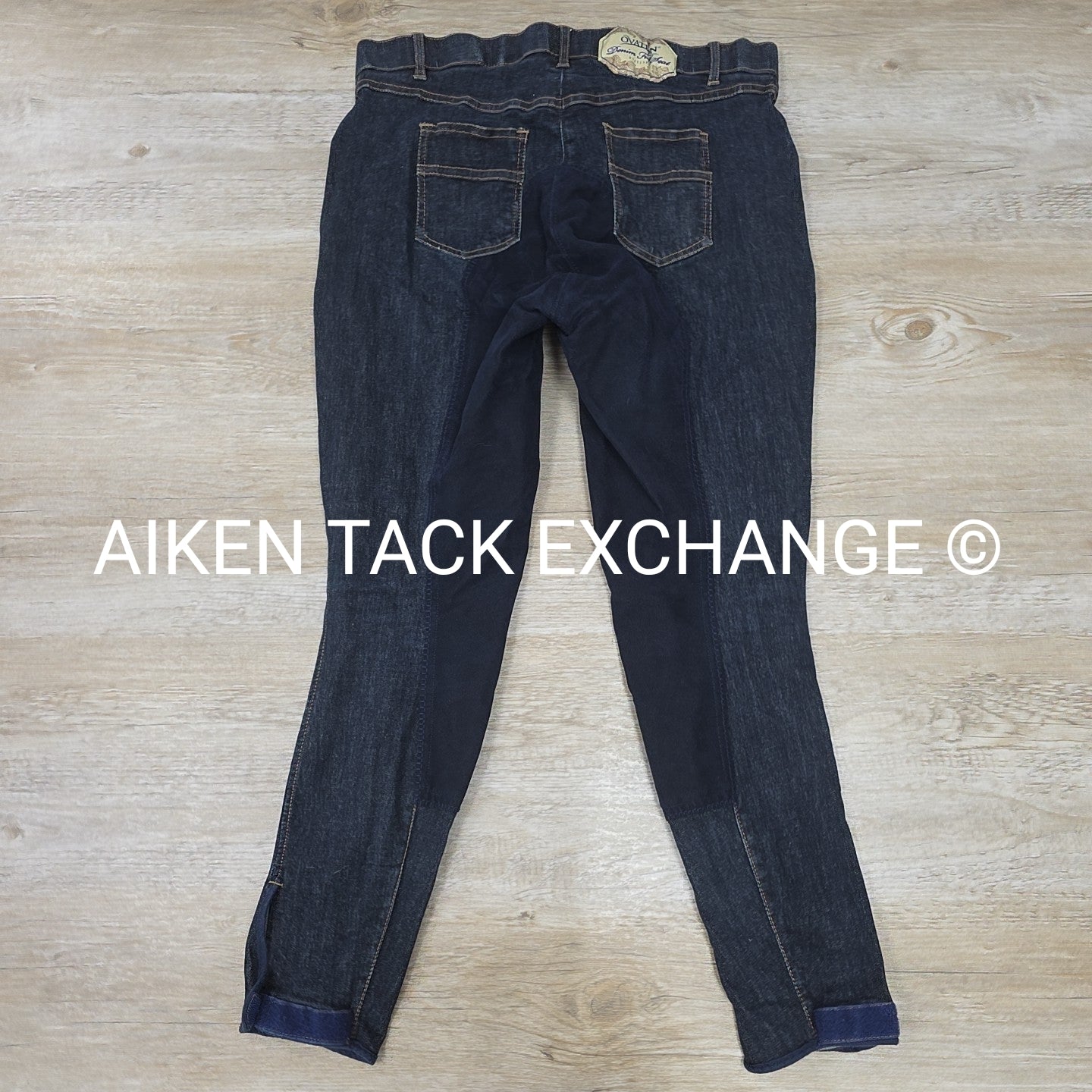 Ovation Denim Full Seat Breeches, Size 34