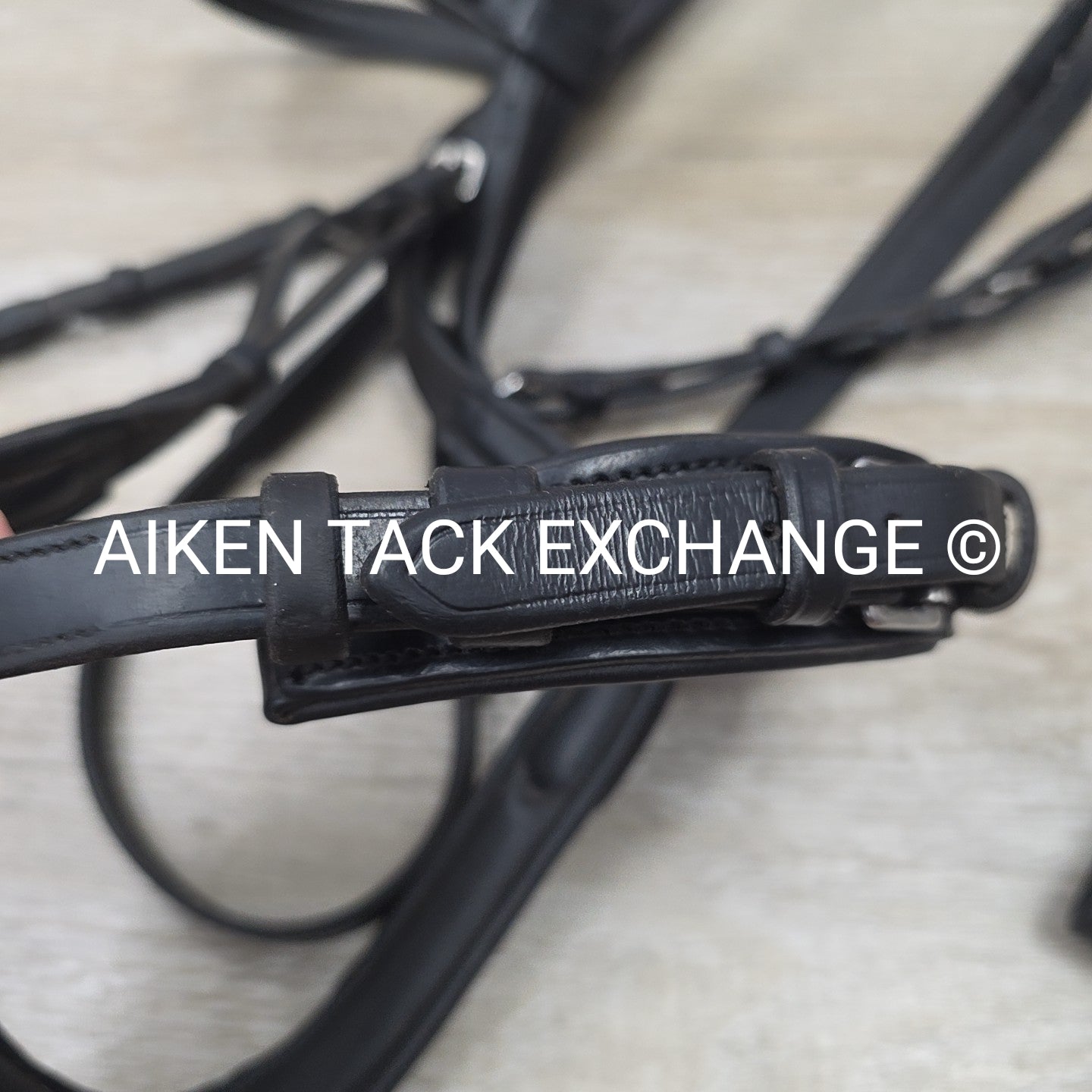 SmartPak Wellfleet Anatomic Bridle with Reins, Black, Size Full